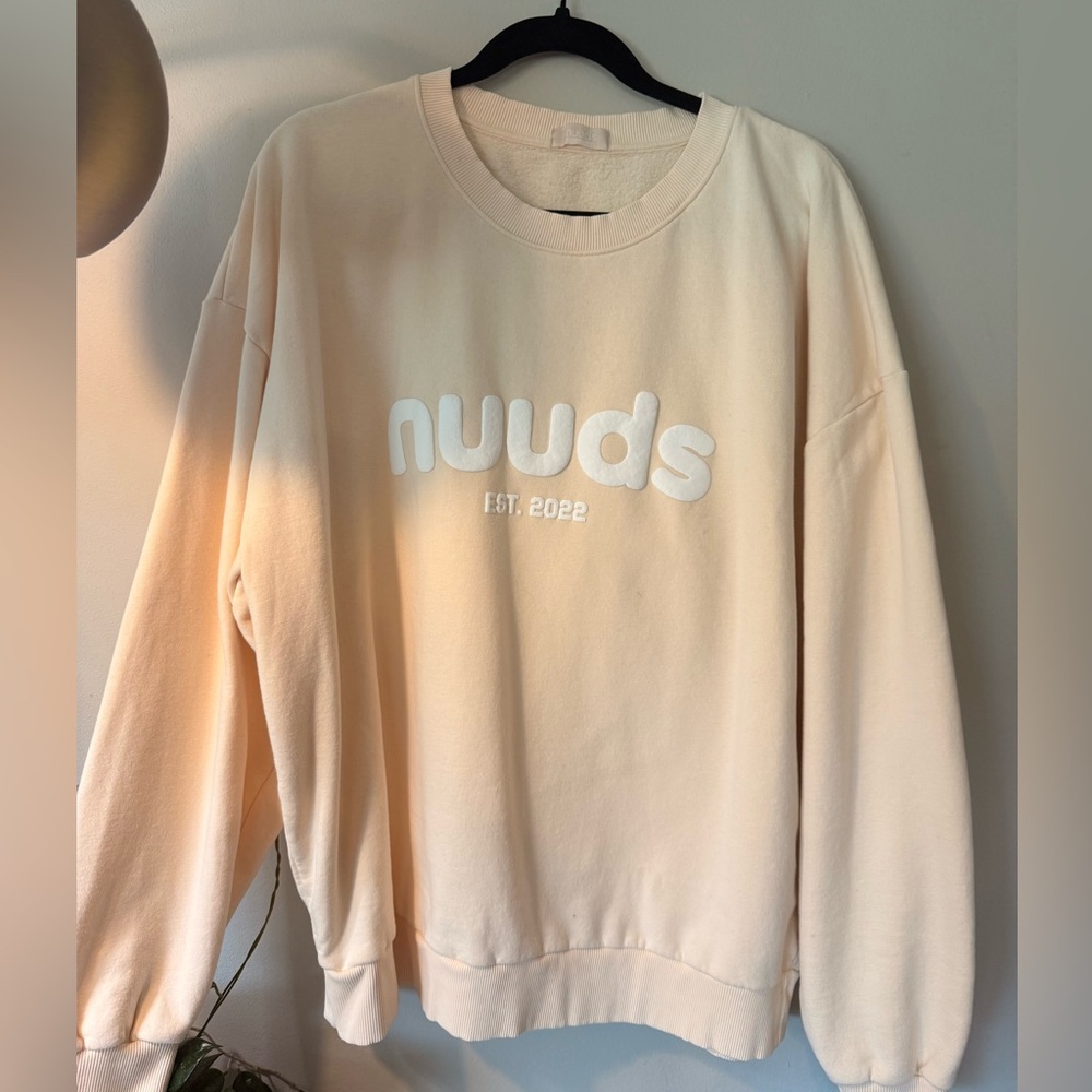 Nuuds Bone Vintage Fleece Crewneck Limited Edition